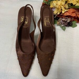 The Touch of Nina Sling Back Pumps 3in Heels